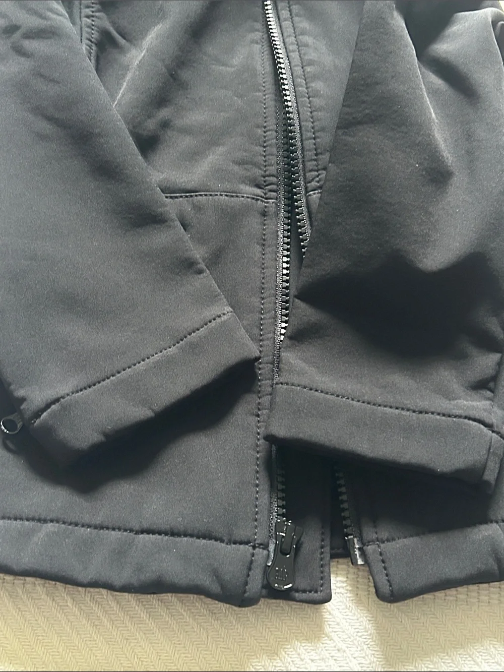 GAP Kids Black Hooded Raincoat